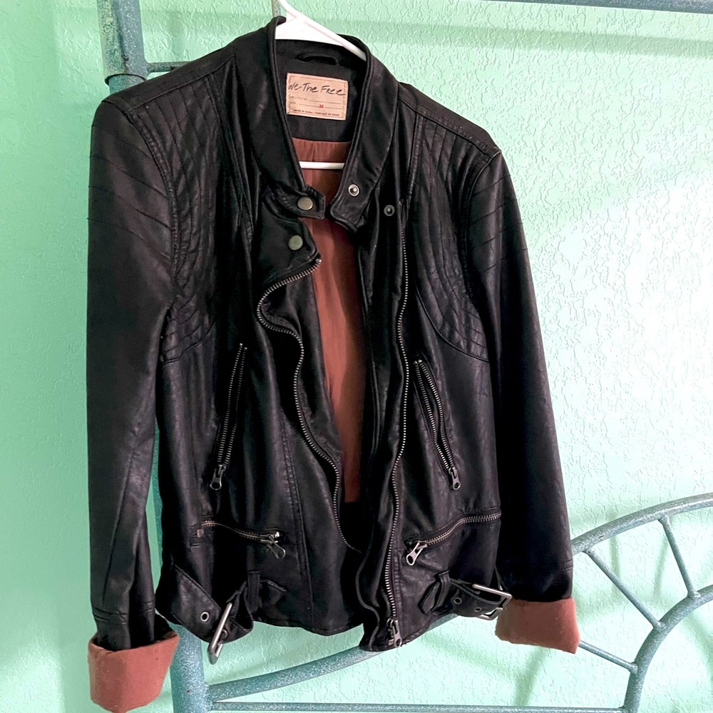 Free People Leather Jacket